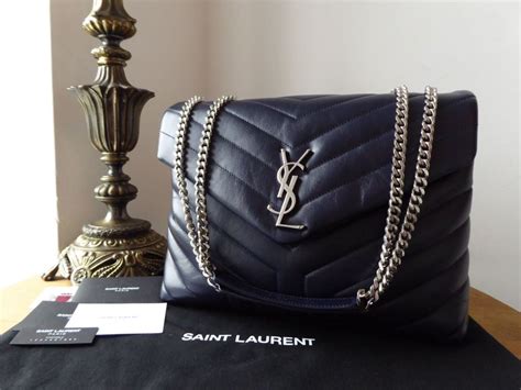 ysl navy loulou bag